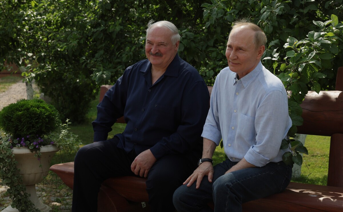 Aleksandar Lukašenko i Vladimir Putin, 1. kolovoza 2025.