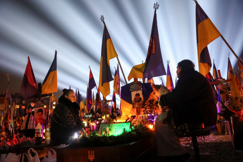 Obilježavanje treće obljetnice rata u Lavovu (izvor: Roman Baluk/Reuters/Guliver Image)