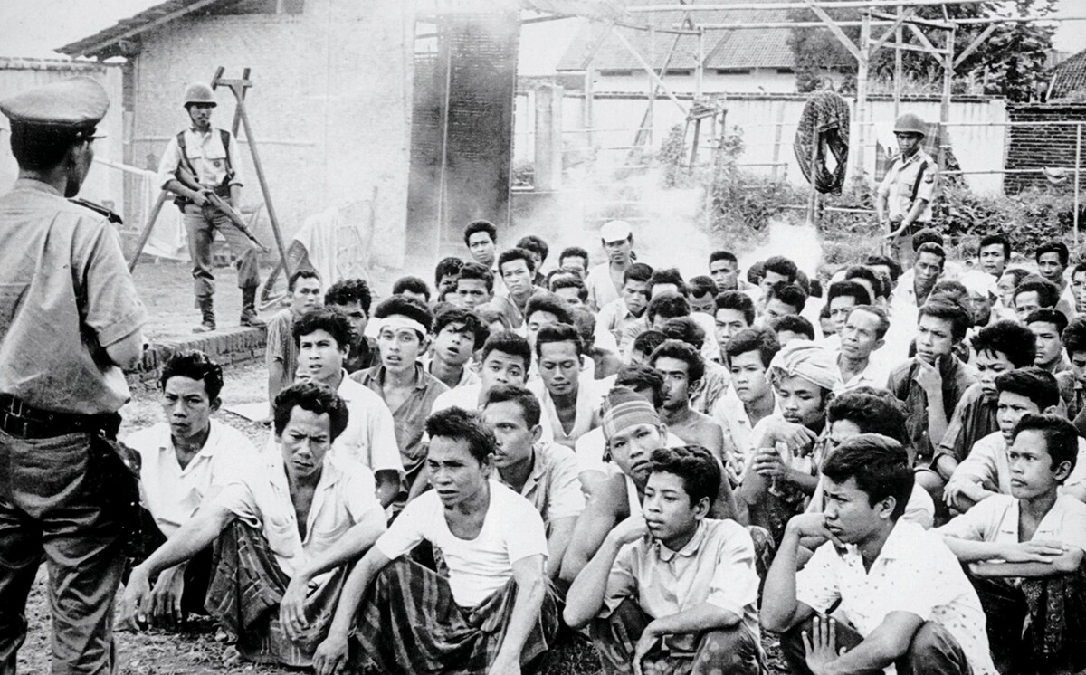 Captured PKI members in Bali