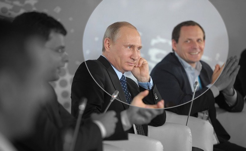 Vladimir Putin i Arkadij Volož 2014. godine (izvor: kremlin.ru)