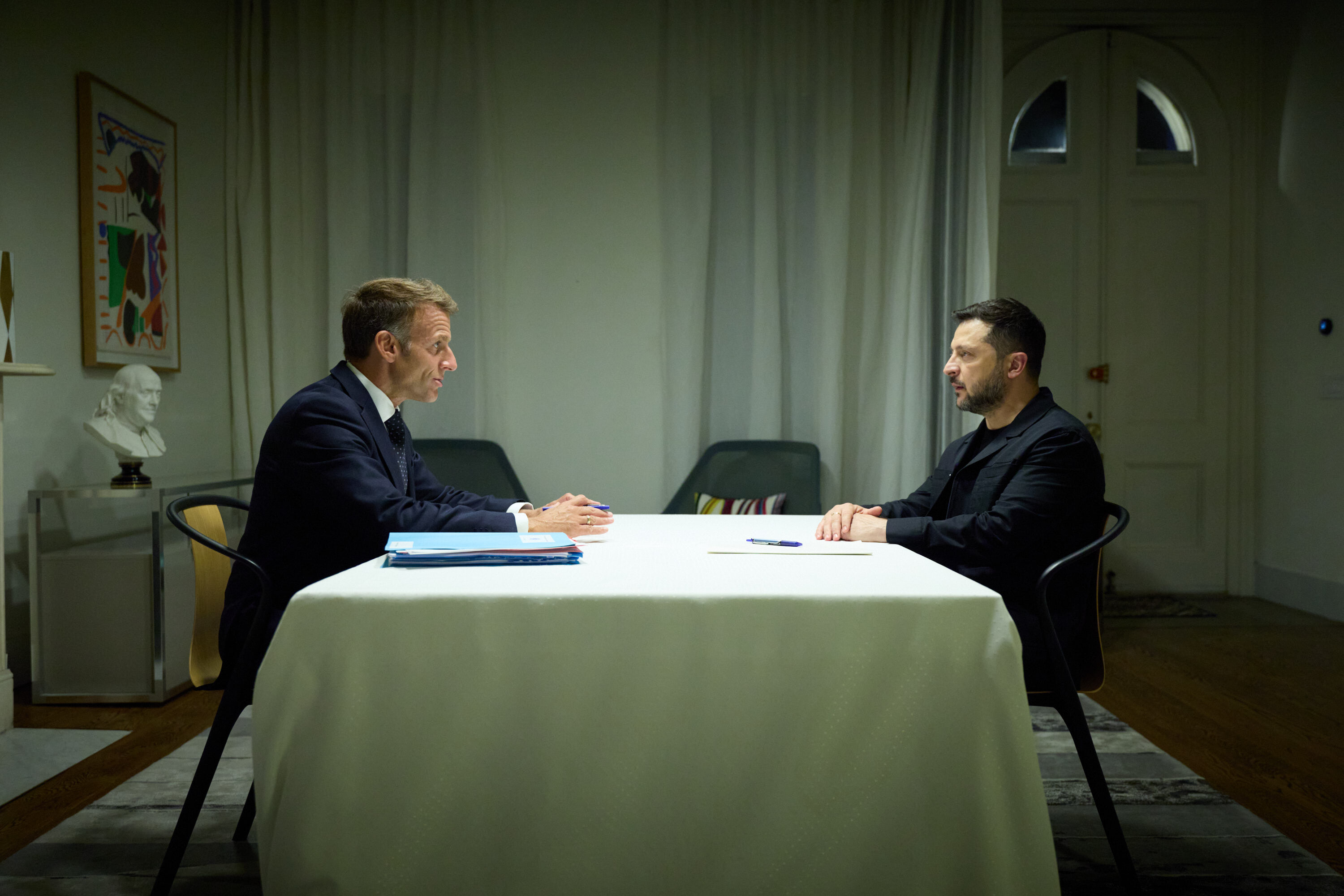 Macron i Zelenski u New Yorku