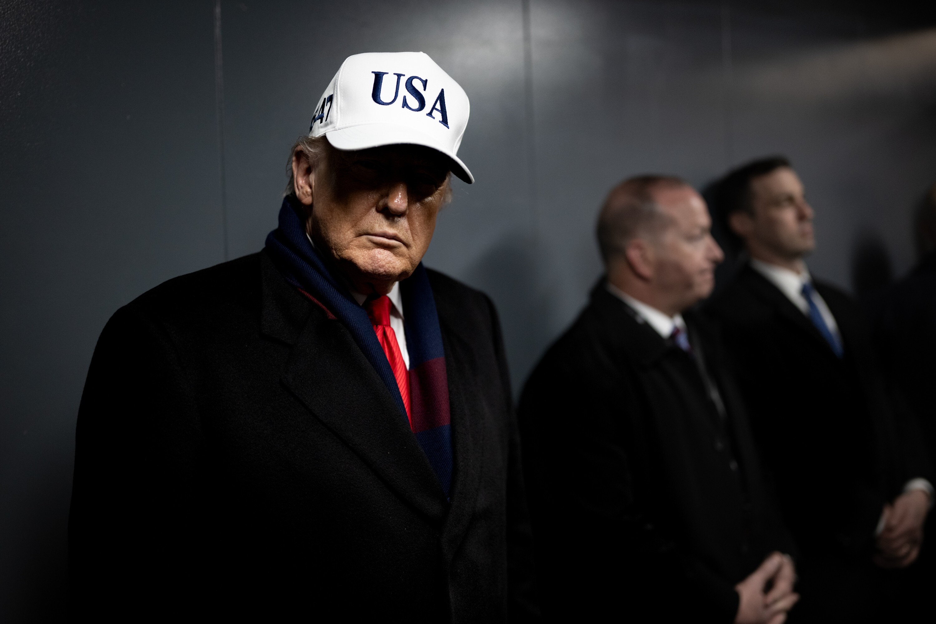 President Donald Trump attends Army Navy football game at M&T Bank Stadium. December 13, 2025. (Official White House Photo by Daniel Torok)