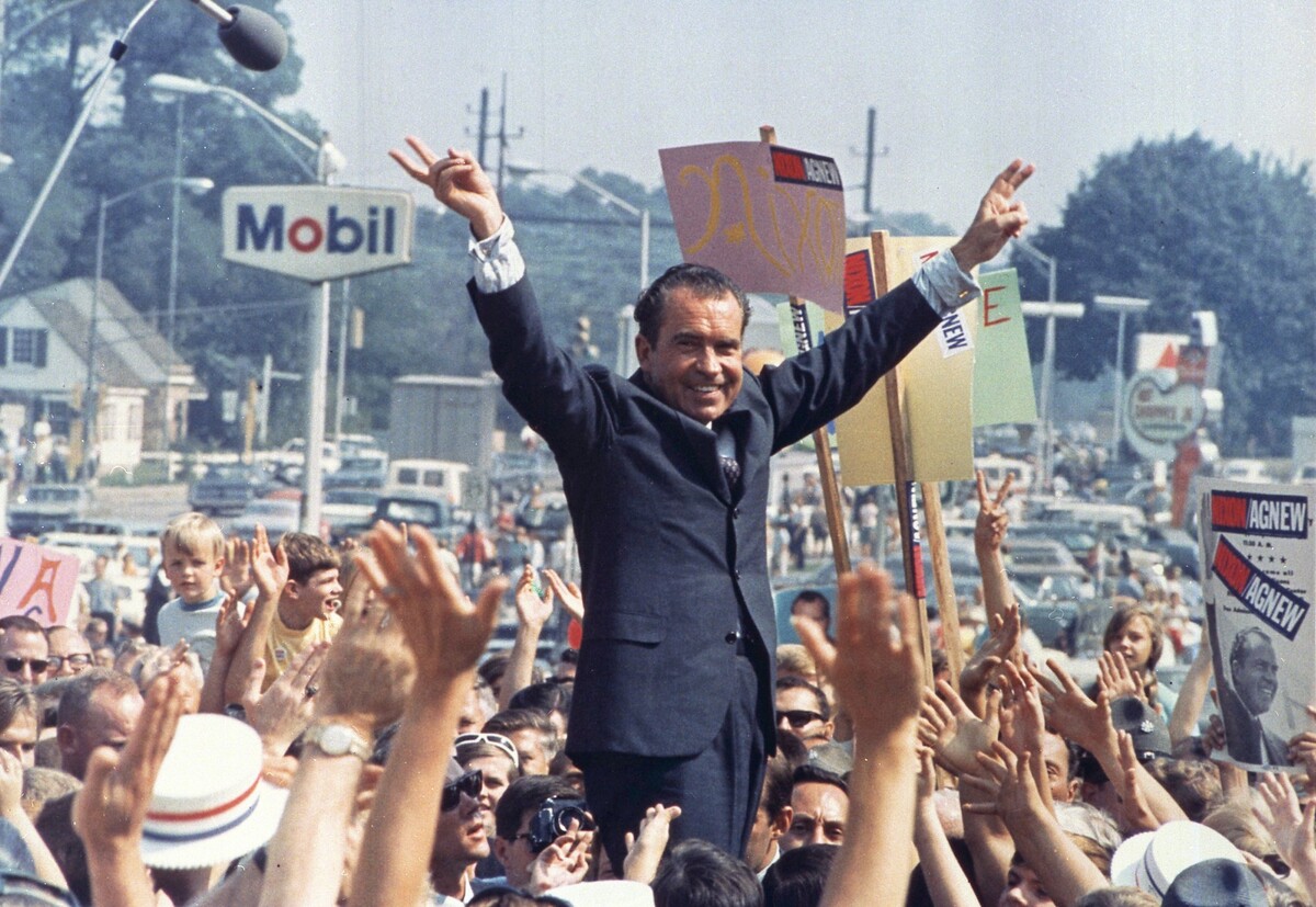 Richard Nixon during the campaign