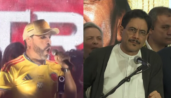Abelardo De La Espriella (lijevo) i Ivan Cepeda (desno)