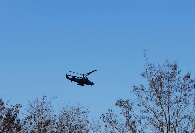 Ruski Ka-52 u regiji Lugansk, fotografija iz siječnja 2023. (izvor: Reuters / Guliver Image)