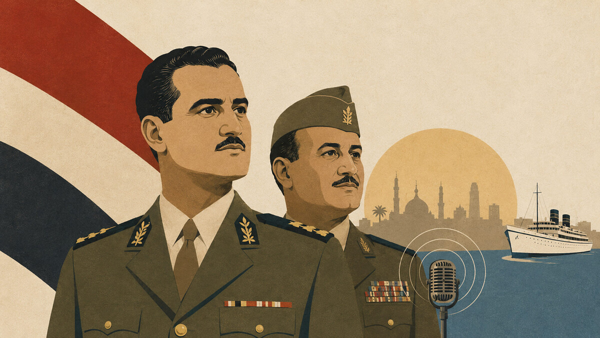 Egipatski slobodni časnici i revolucija / ilustracija