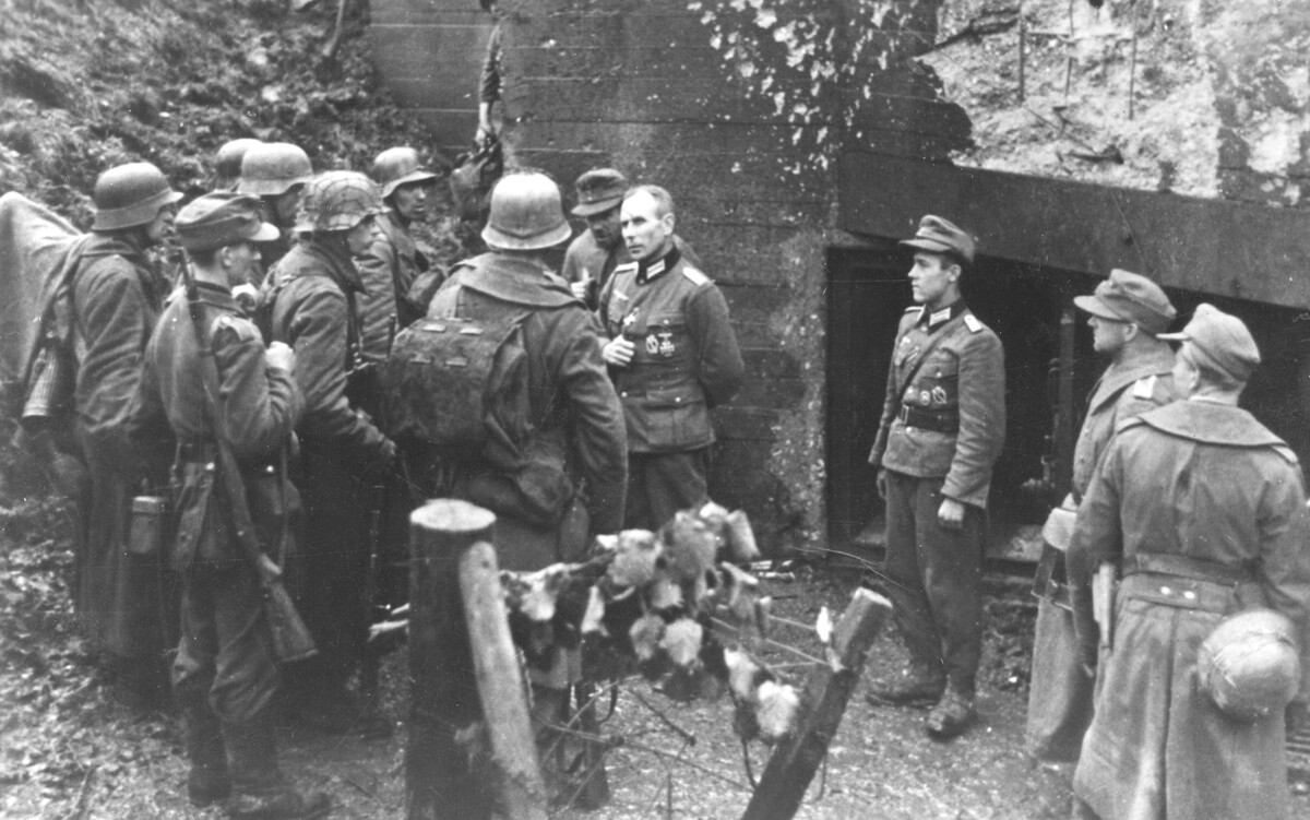 German soldiers in Aachen