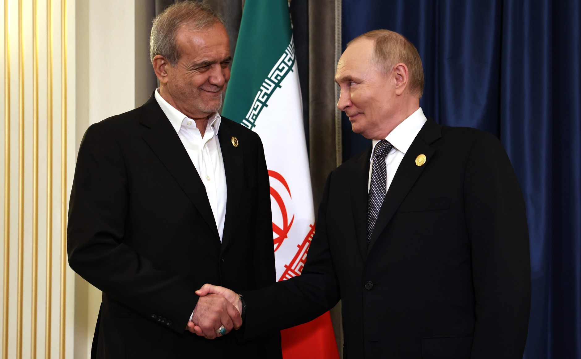 Masoud Pezeshkian i Vladimir Putin, susret 1. rujna 2025.