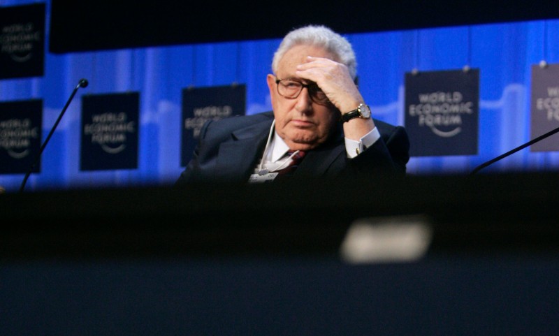 Henry Kissinger u sklopu WEF foruma (fotografija iz 2008. godine) / izvor: AP Photo/Michel Euler/Guliver Image