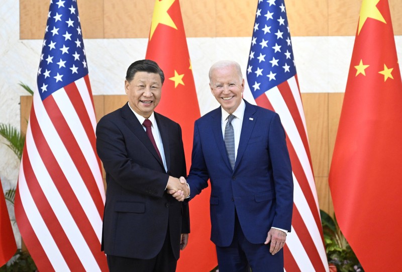 Xi Jinping i Joe Biden na Baliju, 14. studenog 2022. (izvor: Imago Lifestyle / Li Xueren / Guliver Image)