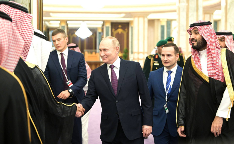 Putin u Rijadu 2023. (izvor: Ured ruskog predsjednika / Guliver Image)