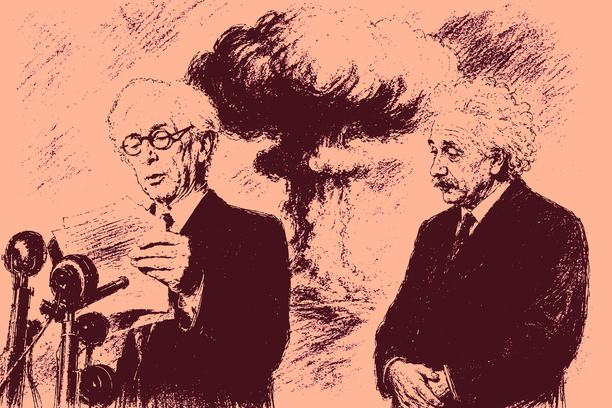 Russell–Einsteinov manifest / ilustracija
