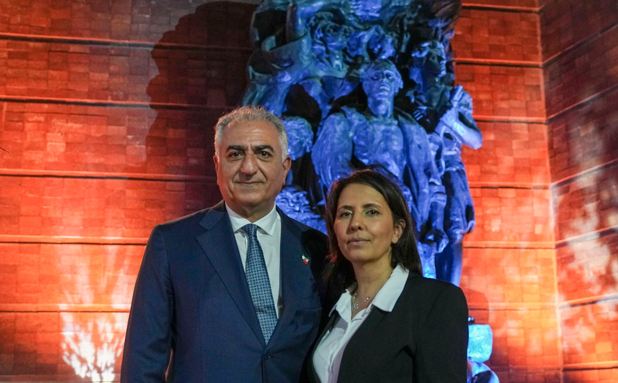 Reza Pahlavi i izraelska ministrica obavještajnih službi, Gila Gamlielpose, u Jeruzalemu 2023.