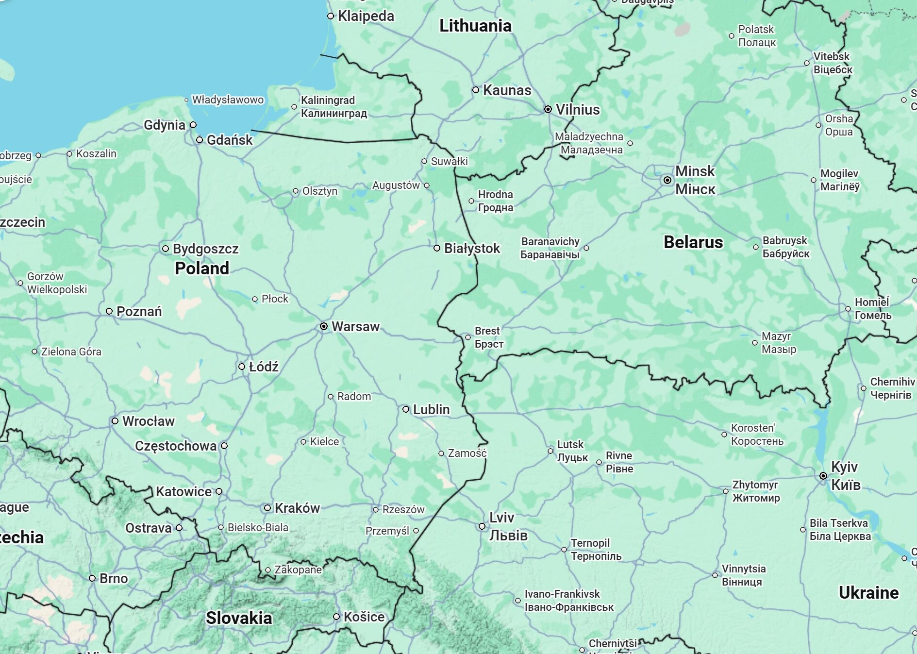 Poljska i regija