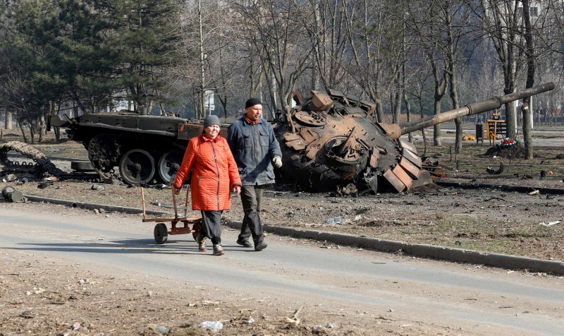 Mariupolj, 23. ožujka 2022. (izvor: REUTERS/Alexander Ermochenko/Guliver Image)