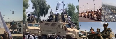 Velika talibanska vojna parada s američkim oružjem u Kandaharu: Tu su Black Hawk helikopteri, oklopna vozila, jurišne puške... (VIDEO)