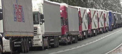 Izbacivanje ruskih i bjeloruskih kamiona s teritorije Europske unije: Ogromne kolone na granici Poljske i Bjelorusije